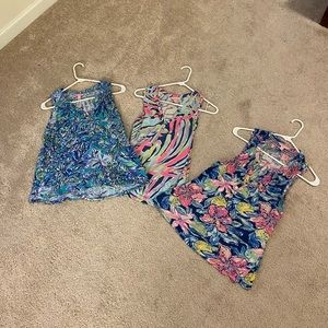 3 Lilly pulitzers Essie tops